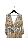 Robe de cérémonie à sequins argentée ( SOLD OUT )