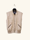 GILET SANS MANCHES BEIGE