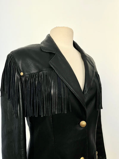 Veste franges vintage année 80s Rocco Barocco