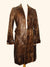 Manteau long vintage en cuir veritable vieilli ( SOLD OUT )