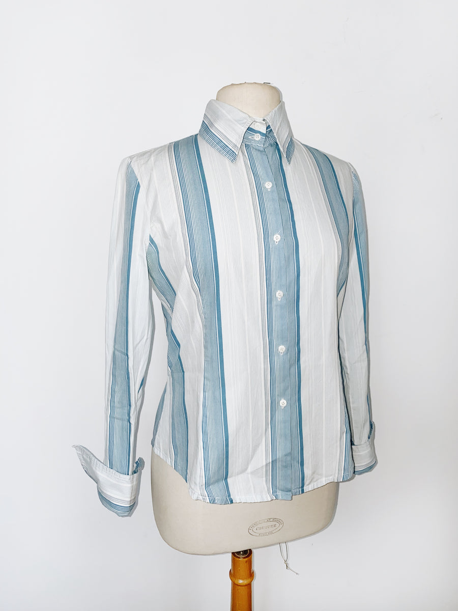 chemise vintage à rayures